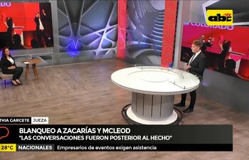 Blanqueo a Zacarias y mcleod: Jueza explica sus resoluciones