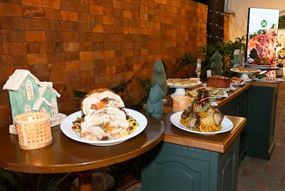 Menú navideño de Superseis 2025.