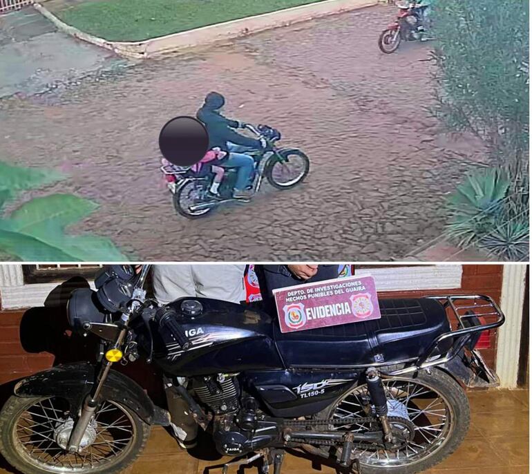 Los objetos incautados coinciden plenamente con las imágenes de circuito cerrado.