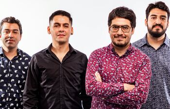 Rafa Arce, Cali Jativa, Dominique Bernal y Aaron Zorrilla son los integrantes de Versión Palma Loma Blues, y este viernes lanzarán su segundo disco.