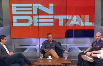 Juan Villalba, Hugo Ramírez y Nicolás Zárate