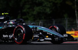 El piloto italiano Andrea Kimi Antonelli, de Mercedes, fue el más rápido en la tercera y última práctica libre del GP de Bélgica.
