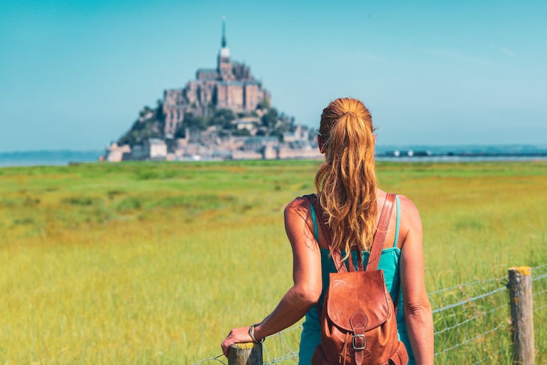 Mont Saint-Michel, Francia.