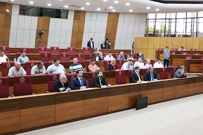 Gremios de productores e industriales presente en la reunión sobre los mecanismos de trabajo anticontrabando.