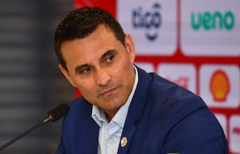 El ex-portero Justo Wilmar Villar Viveros, actual director deportivo de la selección paraguaya de fútbol.