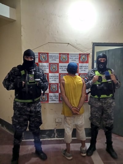 Detienen a hombre por presunto hurto en una obra en construcción en Luque.