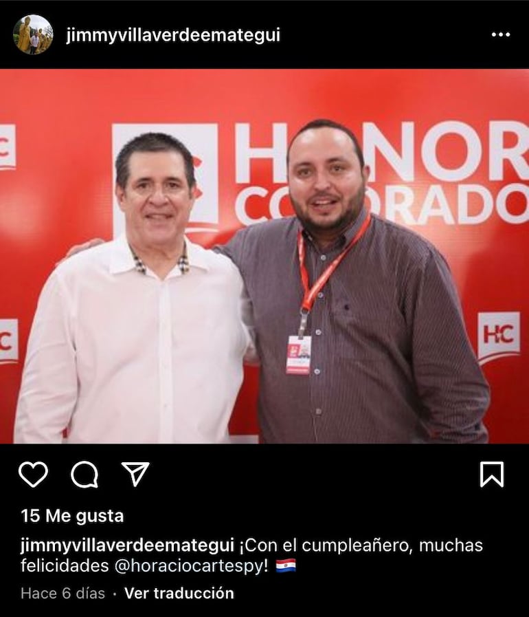 Villaverde integró varios equipos “digitales” de Honor Colorado.
