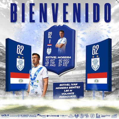 La presentación oficial de Estivel Moreira en Sportivo Ameliano para la temporada 2025.