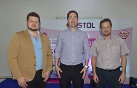 Diego Chamorro, Eduardo Giménez e Ignacio Soto.