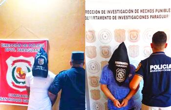 El joven de 27 años, primo de la víctima, y el hombre de 42 años, padre de la menor abusada, quedaron detenidos en Carapeguá.