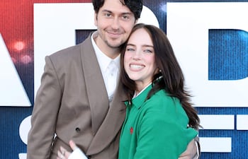 ¡Son novios! Nat Wolff y Billie Eilish bien abrazaditos en el estreno en Los Ángeles de “Billie Eilish: Hit Me Hard and Soft - The Tour Live in 3D”. (Amy Sussman/Getty Images/AFP)