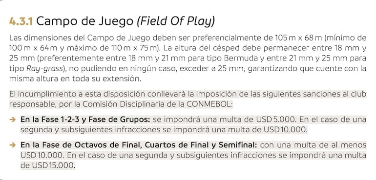 Lo que dice el Manual de Clubes de la Conmebol, sobre la maniobra de Cerro Porteño.