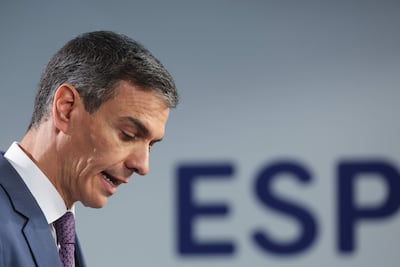 Primer ministro español, Pedro Sanchez.
