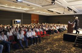 Imagen de archivo de una de las ediciones anteriores del Congreso CEA, que este 2023 espera reunir a más de 500 participantes en el Centro de Convenciones de la Conmebol.