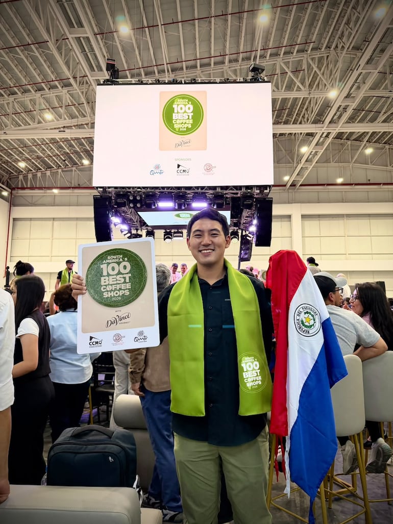 Kaffe’i consolida a Paraguay entre las 100 mejores cafeterías de Sudamérica.