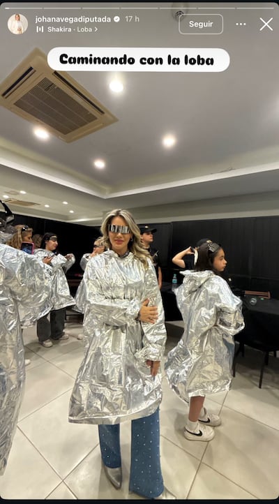 Diputada Johana Vega enfrenta críticas tras acceder a caminata con Shakira