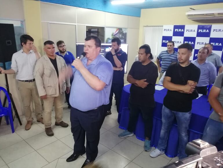 Dionisio Amarilla tomó palabra en la sesión del directorio del PLRA y demostró su disconformidad con la expulsión de liberocartistas