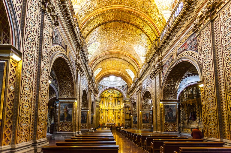 Iglesia de la Compañía de Jesús, Quito, Ecuador.