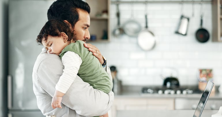 Concepto de licencia por paternidad.
