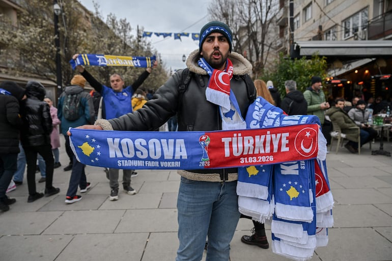 Imagen de Kosovo y Turquía compitiendo.