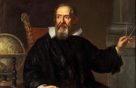 Galileo Galilei (1564-1642). Pintura al óleo de Justus Sustermans.
