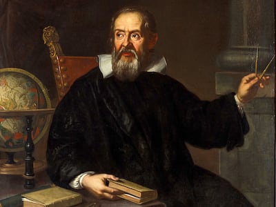 Galileo Galilei (1564-1642). Pintura al óleo de Justus Sustermans.