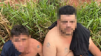 Hilario Aguilera Díaz y Silvio Maidana Chávez, detenidos por la FTC en Bella Vista Norte.