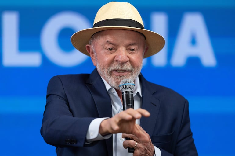 Luiz Inácio Lula da Silva, presidente de Brasil.
