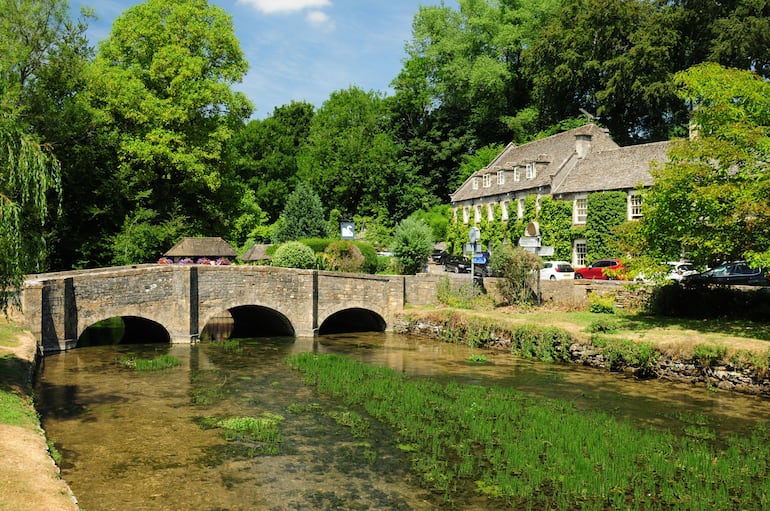 Bibury (Gloucestershire, Cotswolds), Inglaterra.