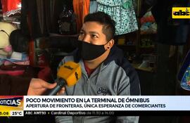 Apertura de fronteras, la única esperanza de comerciantes de la Terminal