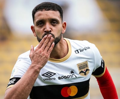 Diego Ariel Duarte Garcete marcó su segundo gol en Internacional de Bogotá, Colombia.