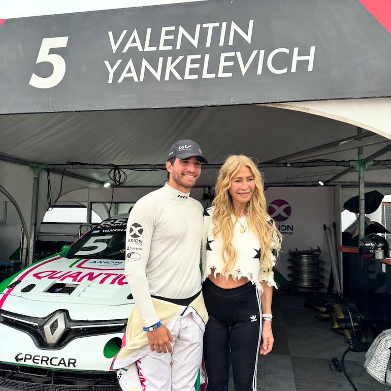 Valentín Yankelevich y su abuela Cris Morena. (Instagram/Valen Yankelevich)
