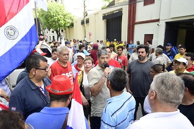 Centrales sindicales se movilizaron contra el saqueo a las cajas de jubilaciones que pretende el cartismo y sus satélites.