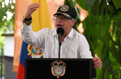 El presidente de Colombia, Gustavo Petro.