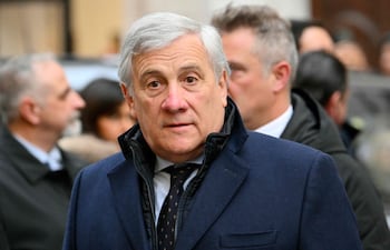 Antonio Tajani, ministro de Asuntos Exteriores de Italia
