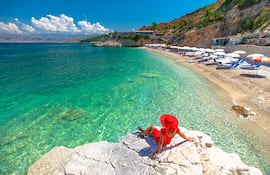 Playa en Albania.