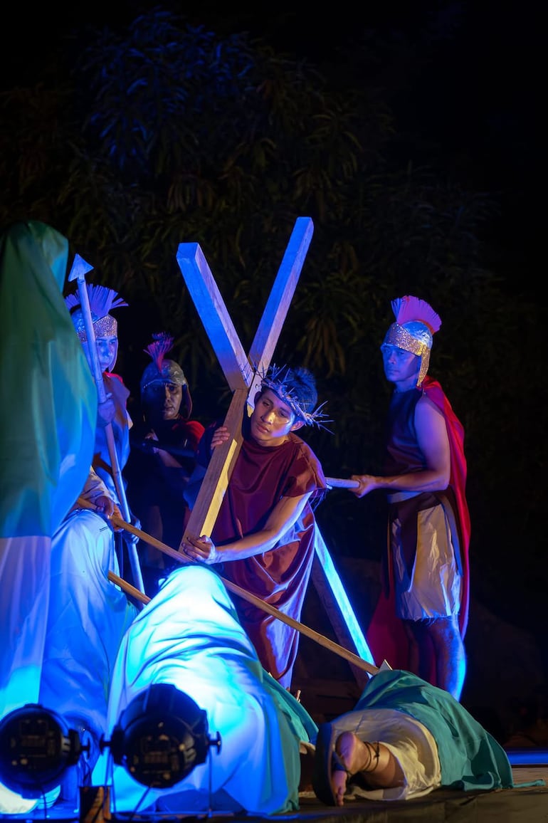 Los visitantes podrán apreciar los cuadros vivientes de la pasión y muerte de Jesús.