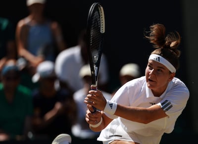 Karolina Muchova, clasificada a cuartos de final de Wimbledon.