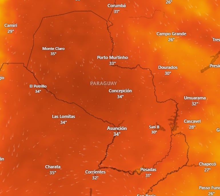 Alerta por calor extremo en el país y la región.