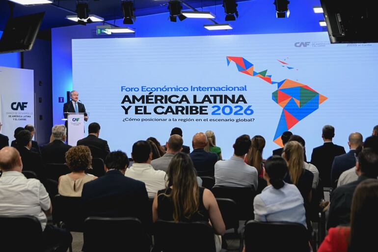 CAF presentó en Paraguay el Foro Económico Internacional América Latina y el Caribe 2026.