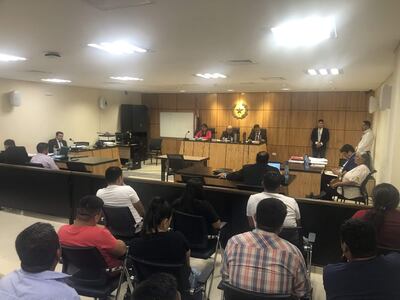 El juzgamiento del policía Ariel Sanabria Ortiz culminó este miércoles en el Palacio de Justicia de Ciudad del Este.