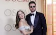 ¡Linda parejita! La actriz portuguesa Alba Baptista y el actor estadounidense Chris Evans en la alfombra roja de la 98.ª ceremonia anual de los Premios Óscar. (EFE/EPA/RYAN SUN)