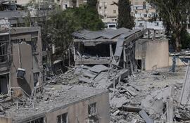 Vista este martes de un área de la urbe israelí de Bnei Brak.