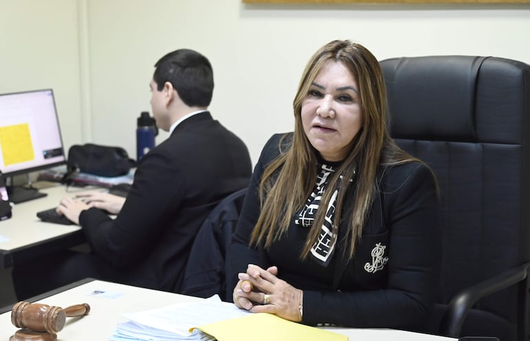 Clara Ruiz Díaz, jueza de Garantías a cargo de la presente causa.