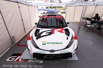 Fabrizio Galanti, último ganador del SP en el VRD (tercera fecha), estará copilotado por Tadeo Carrasco, en este Toyota GR Yaris Rally2, del Toyota Gazoo Racing Paraguay.