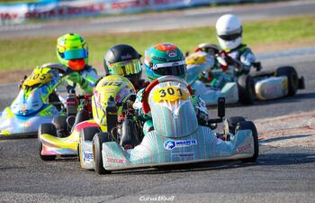 Tony Pugliesi (301) buscará este fin de semana, en Argentina, obtener el cupo al Mundial Rotax.