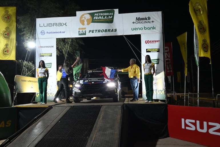 Fau Zaldívar es el primero en partir desde la rampa de Mariscal Estigarribia para disputar la Etapa 1 del Rally del Chaco 2026.