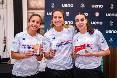 Marta Peralta (i), Paola Ferrari, Paloma Niz, junto a Belén Brítez, componen el femenino 3x3, mezcla de experiencia y juventud.
