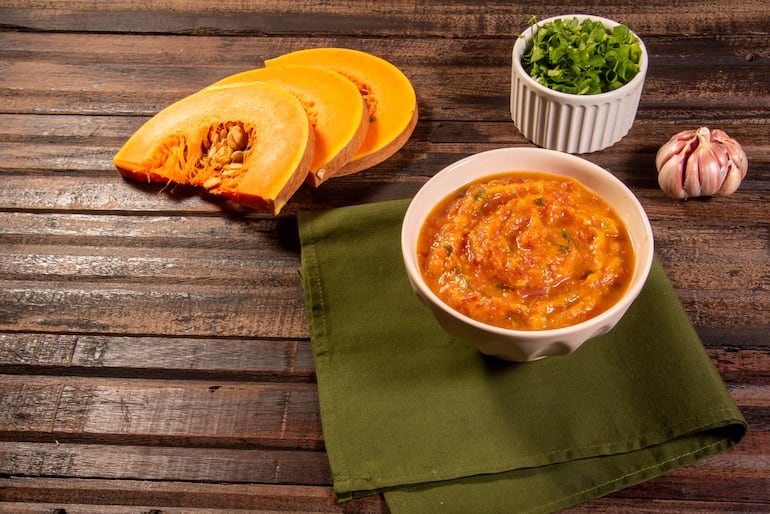Crema de calabaza.