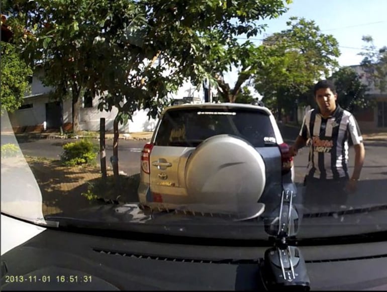  Óscar Rodrigo Álvarez Gómez, quien denunció a policías de Lambaré.